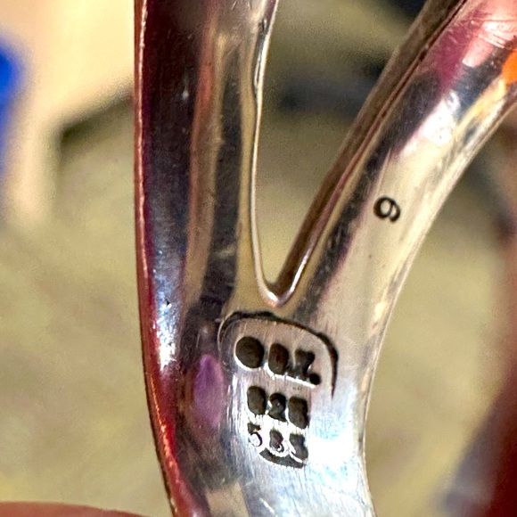 Authentic David Yurman Amethyst & Iolite 14K Yellow Gold & Sterling Silver Ring - Picture 9 of 10